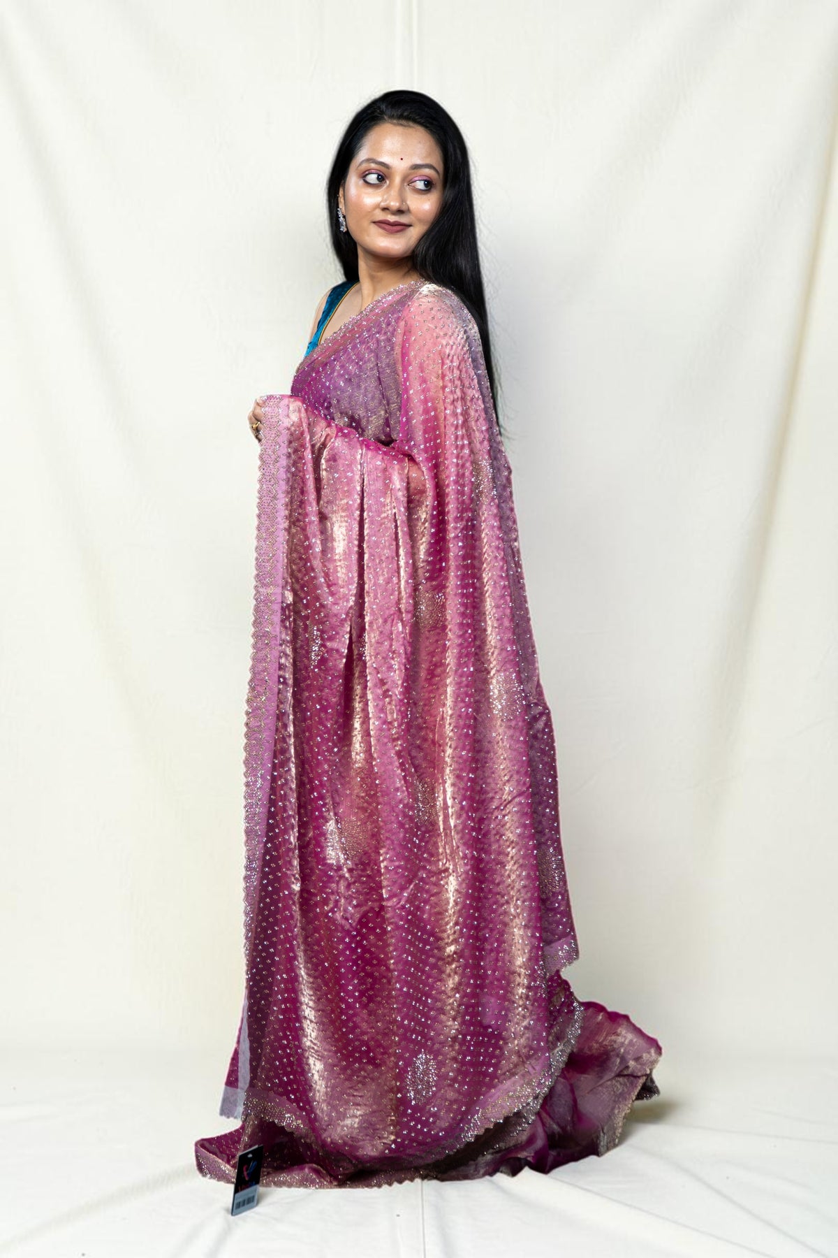 Jimmy choo Pastel Silk Saree Collection with Zari Work & Matching Blouse | Traditional Party Wear Saree