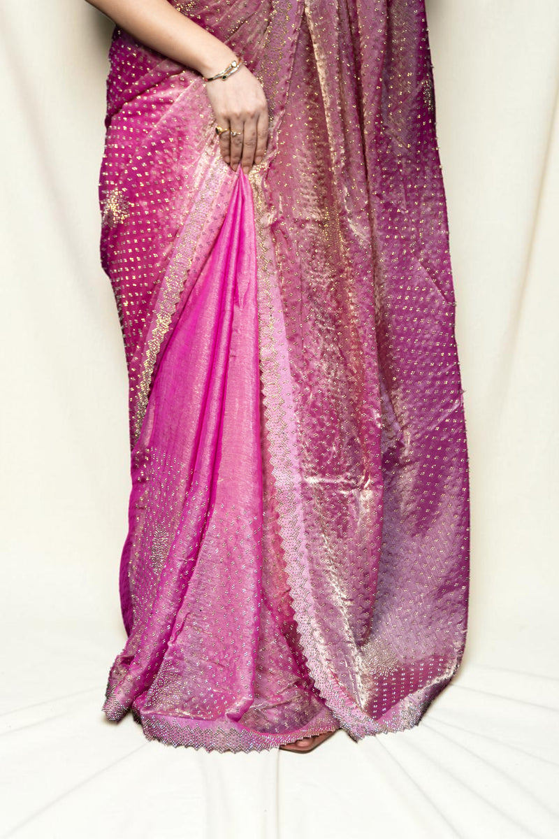 Jimmy choo Pastel Silk Saree Collection with Zari Work & Matching Blouse | Traditional Party Wear Saree