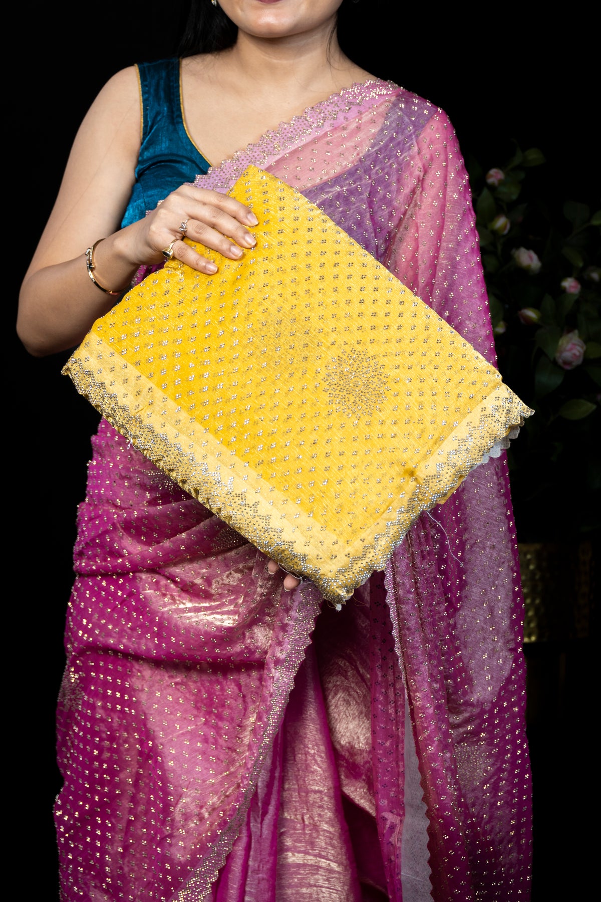 Jimmy choo Pastel Silk Saree Collection with Zari Work & Matching Blouse | Traditional Party Wear Saree