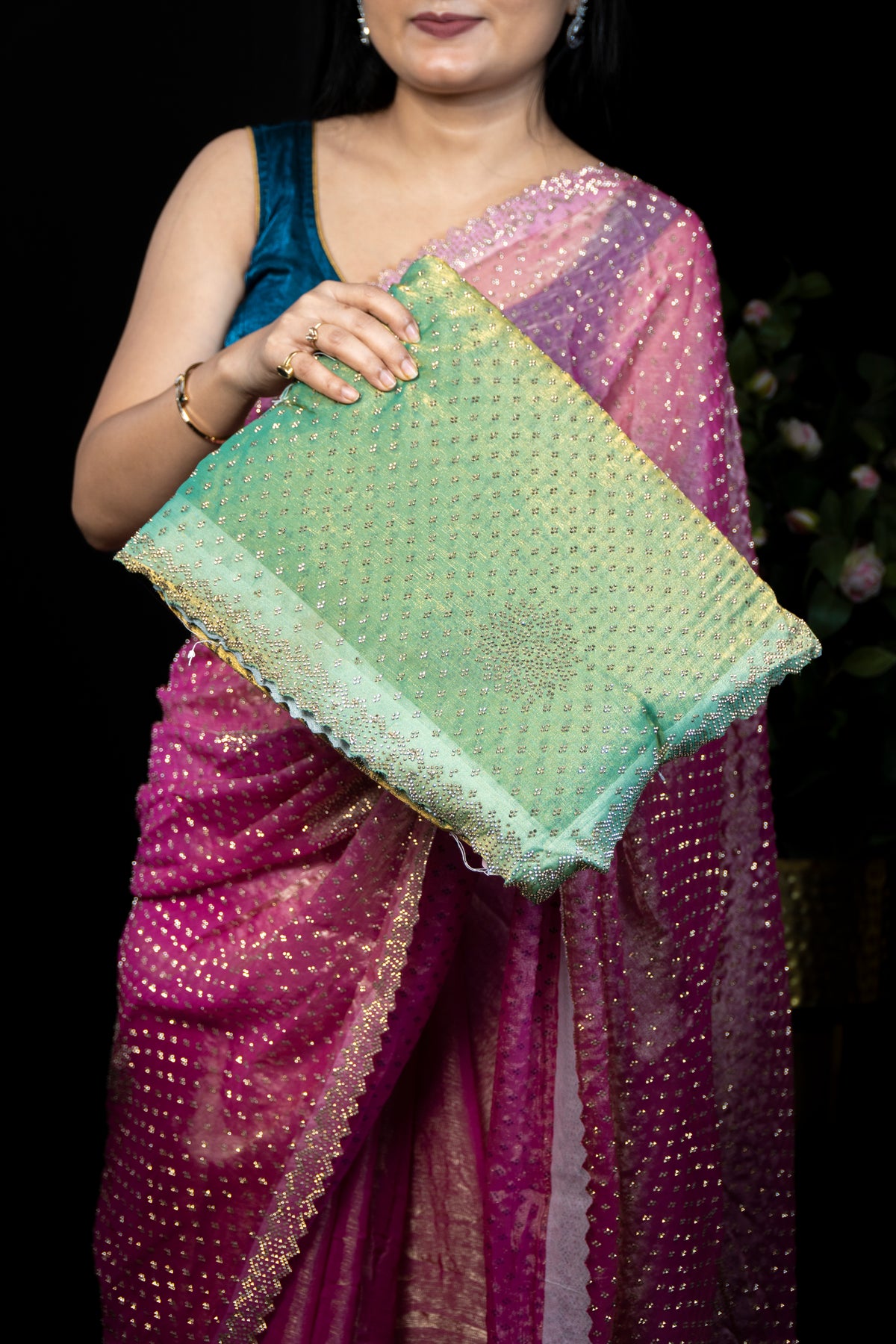 Jimmy choo Pastel Silk Saree Collection with Zari Work & Matching Blouse | Traditional Party Wear Saree