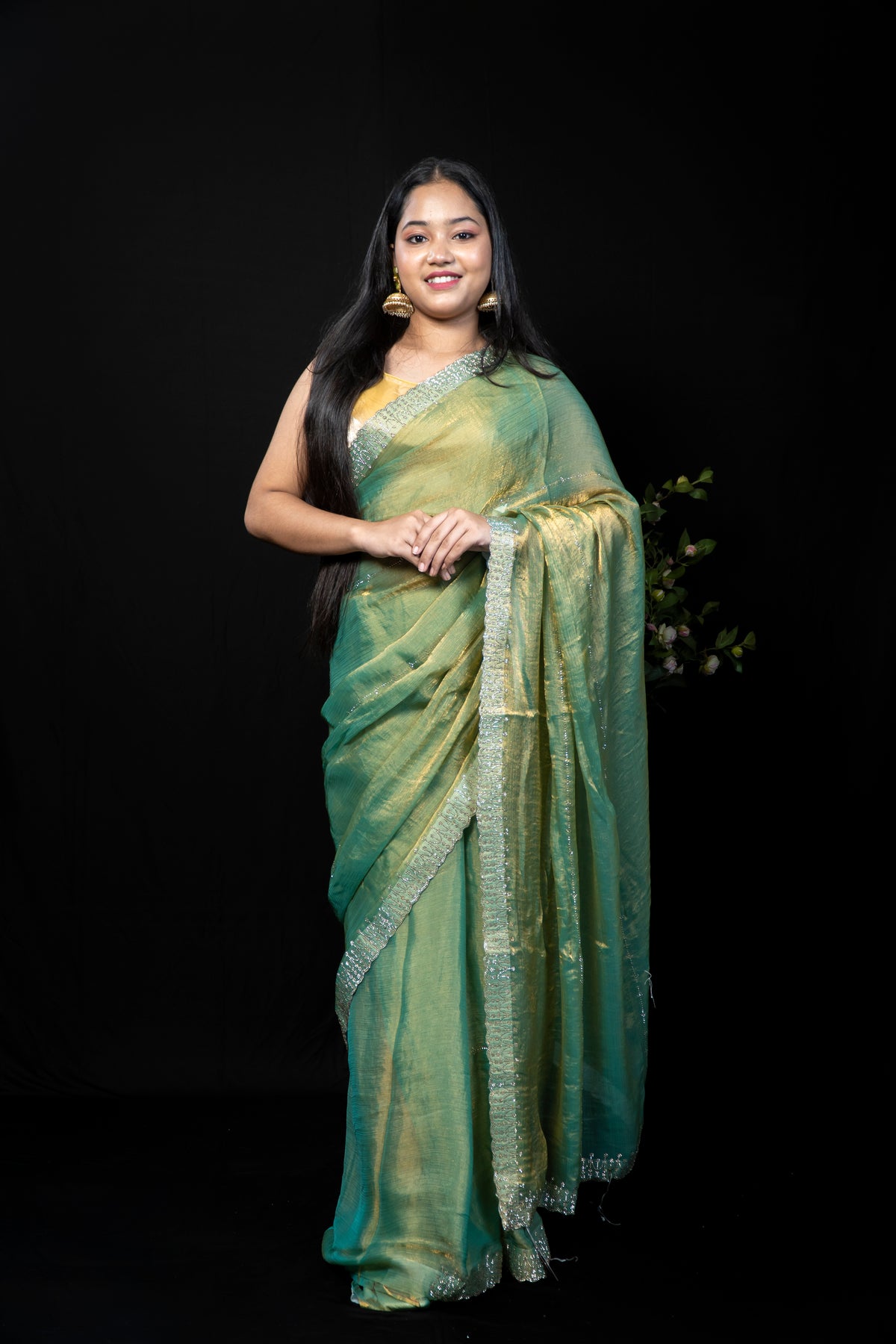 Rich Jewel Tone frendy Silk Saree Collection with Woven Border & Zari Work | Party Wear Saree