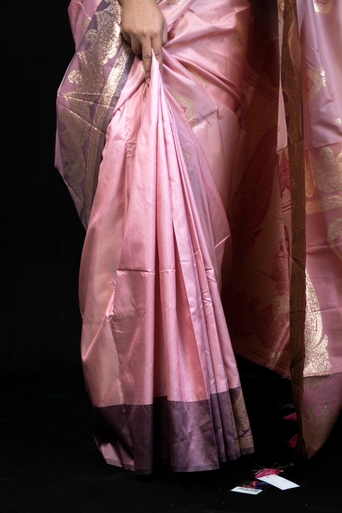 Mal Gudi dual tone Silk Saree with Blouse Piece