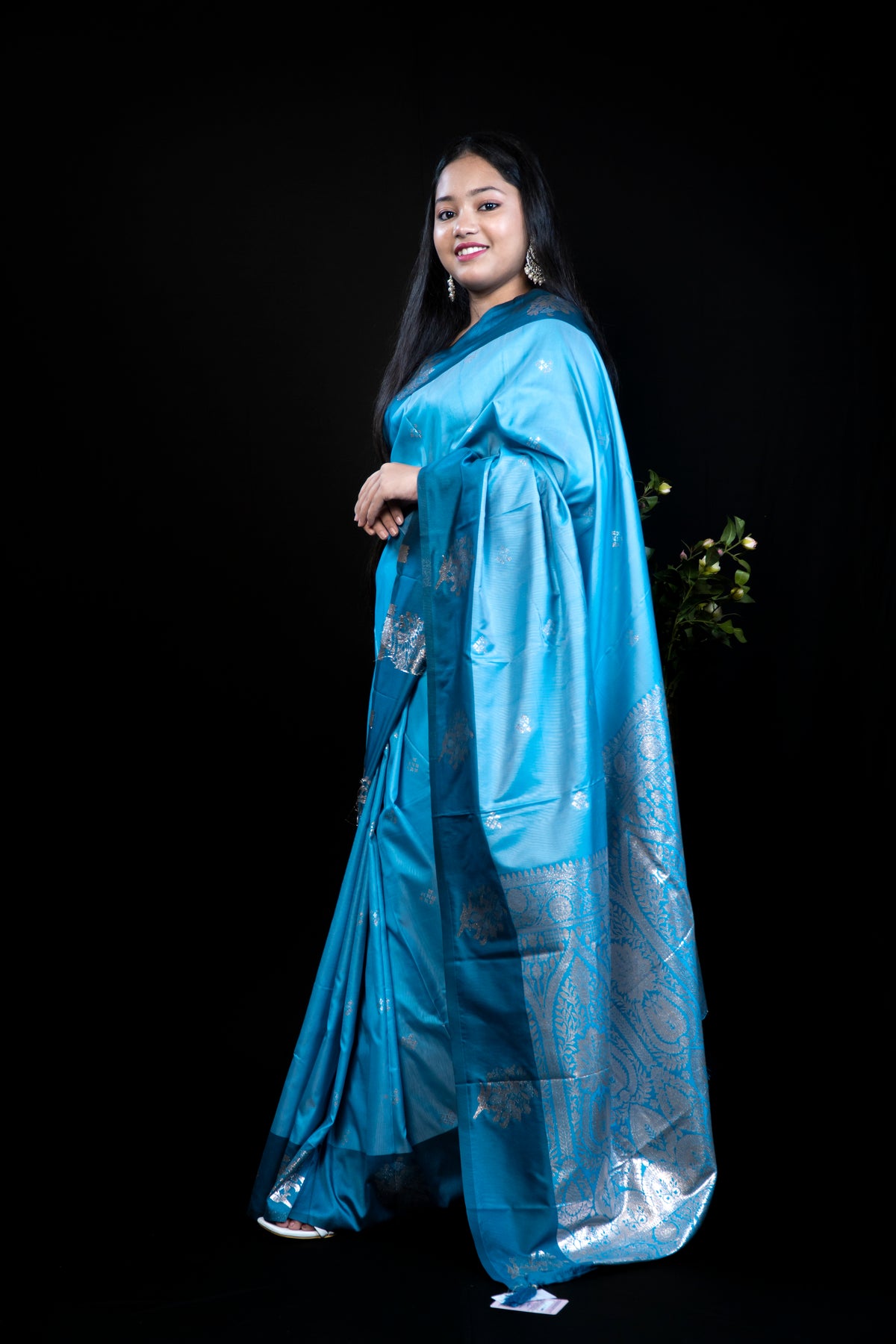 Mal Gudi Silk Saree with Blouse Piece
