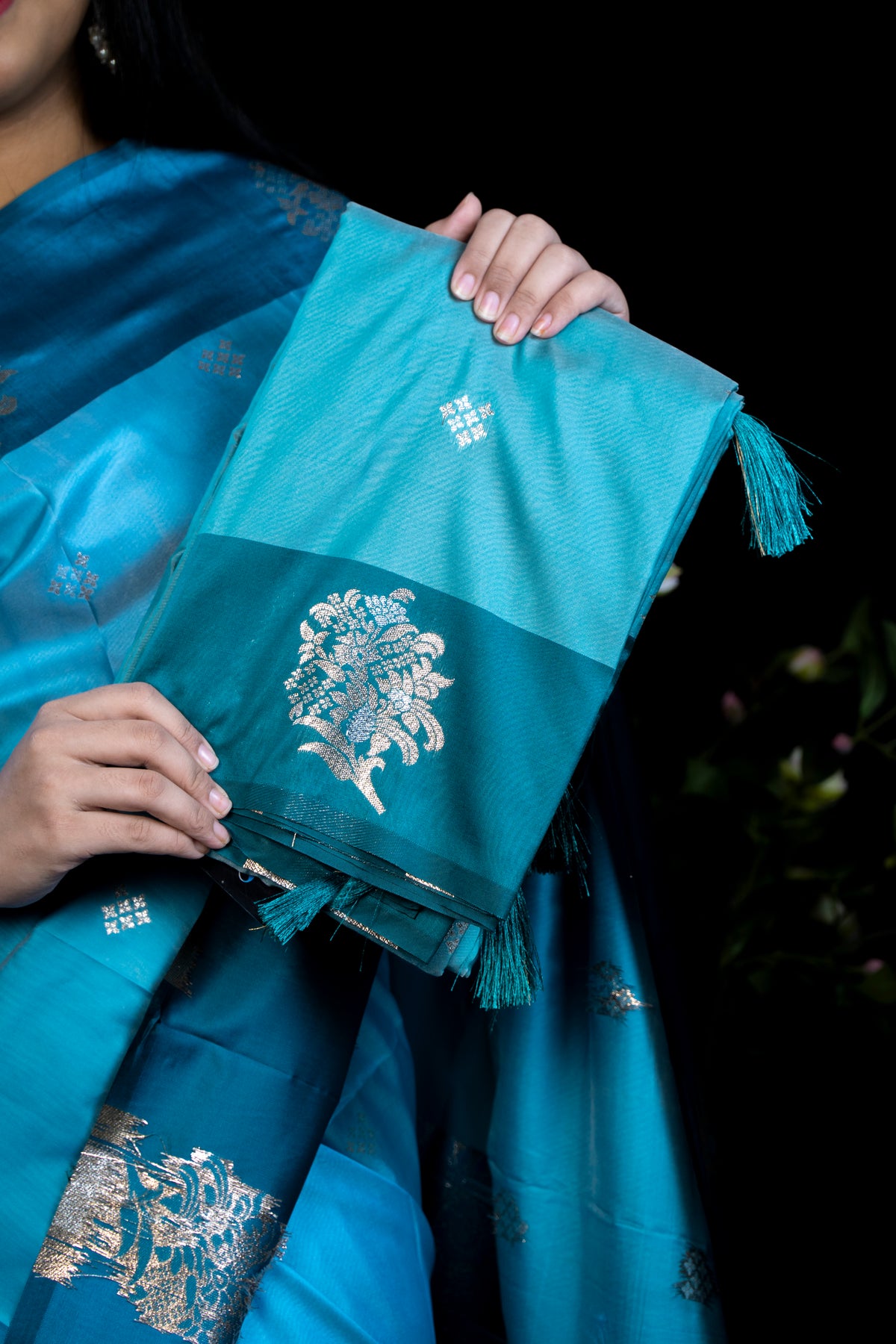 Mal Gudi Silk Saree with Blouse Piece
