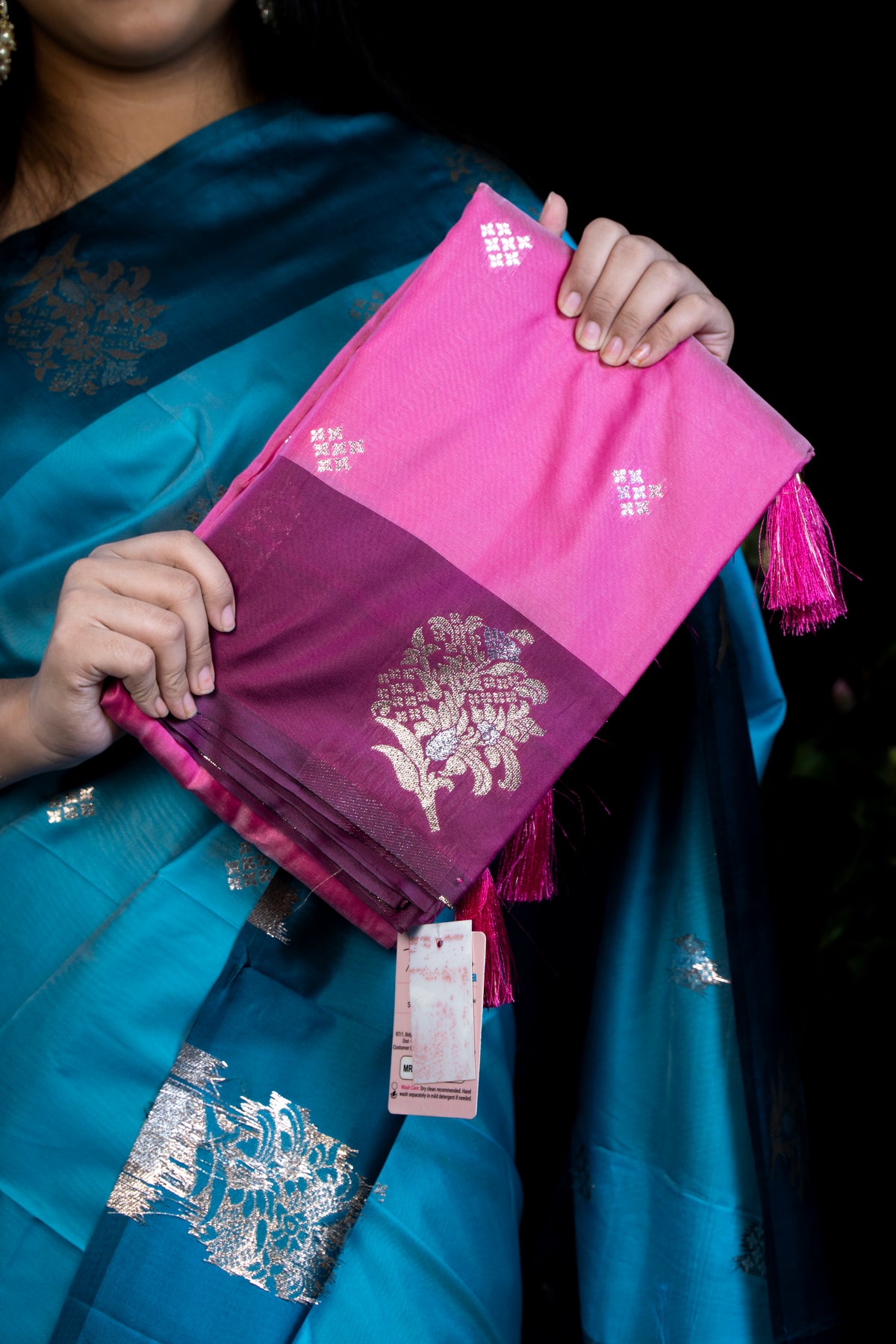 Mal Gudi Silk Saree with Blouse Piece