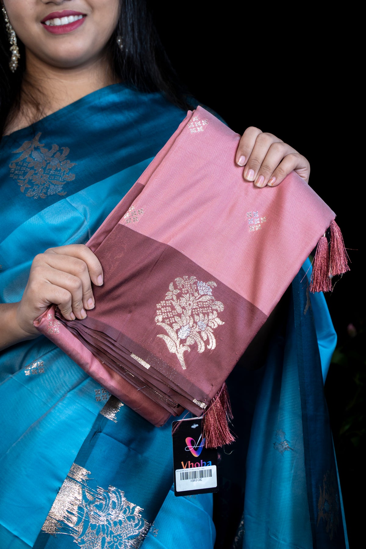 Mal Gudi Silk Saree with Blouse Piece