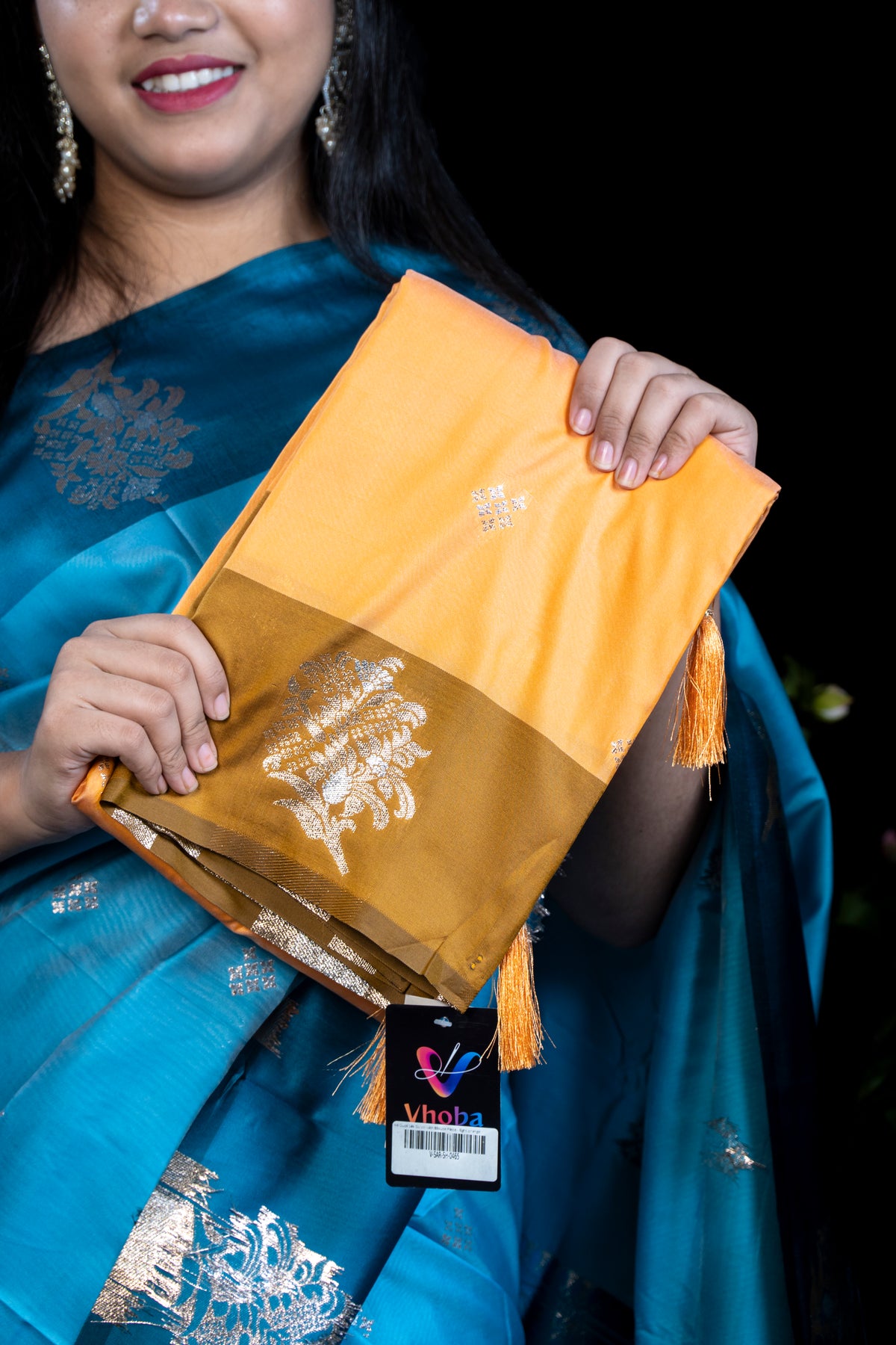 Mal Gudi Silk Saree with Blouse Piece