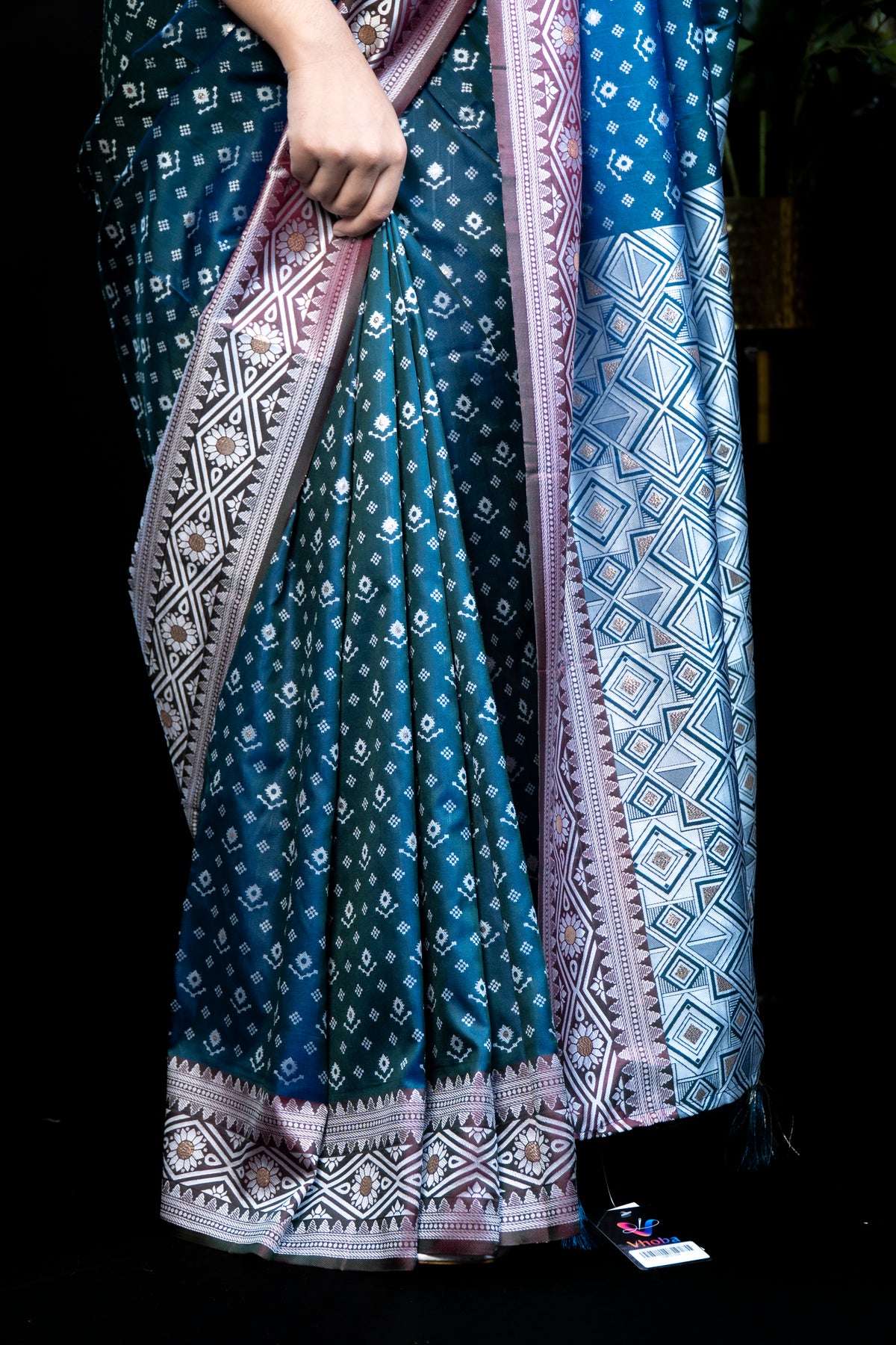 Pochampalli Silk Saree with Blouse Piece