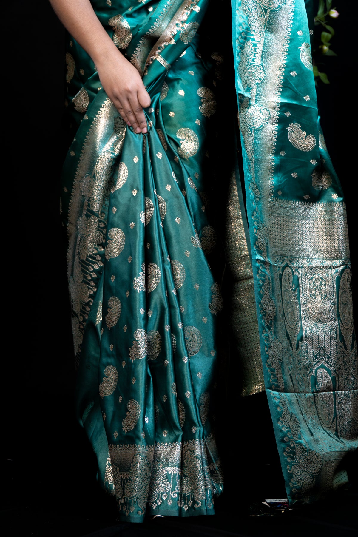Rich Zari Woven Silk Saree with Matching Blouse