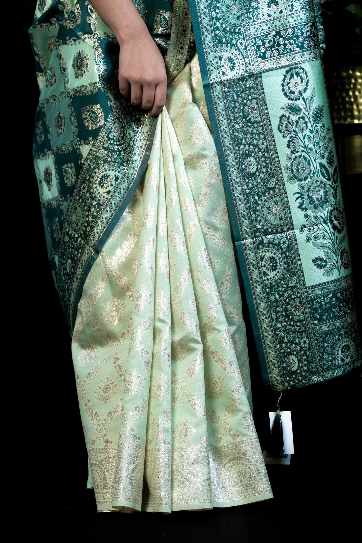 Elegant Rangkart Woven Silk Saree with Rich Gold Zari Work