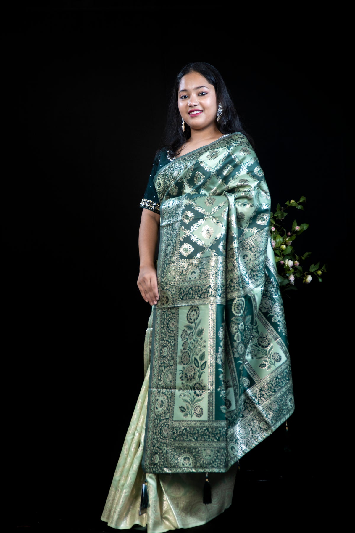 Elegant Rangkart Woven Silk Saree with Rich Gold Zari Work