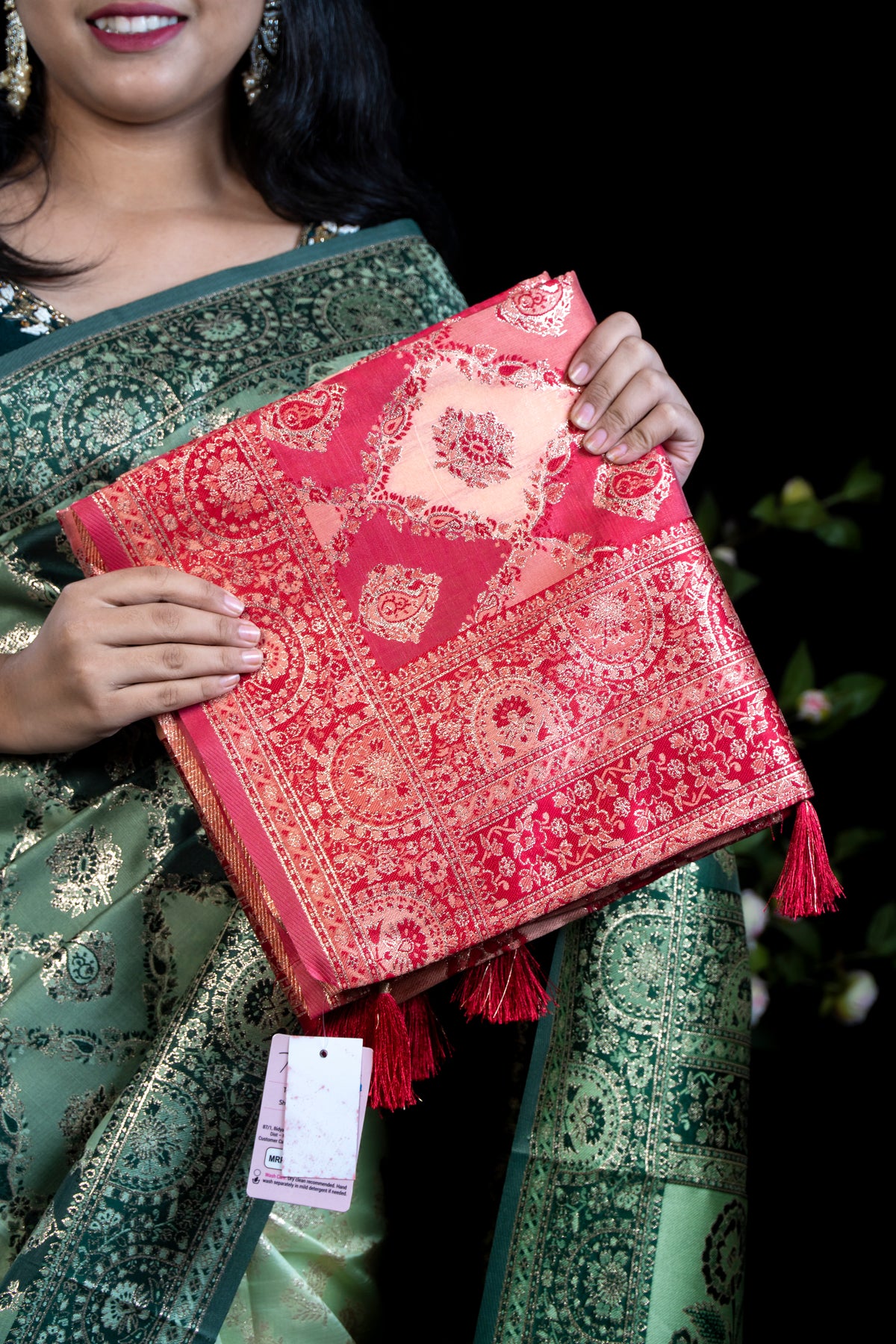 Elegant Rangkart Woven Silk Saree with Rich Gold Zari Work