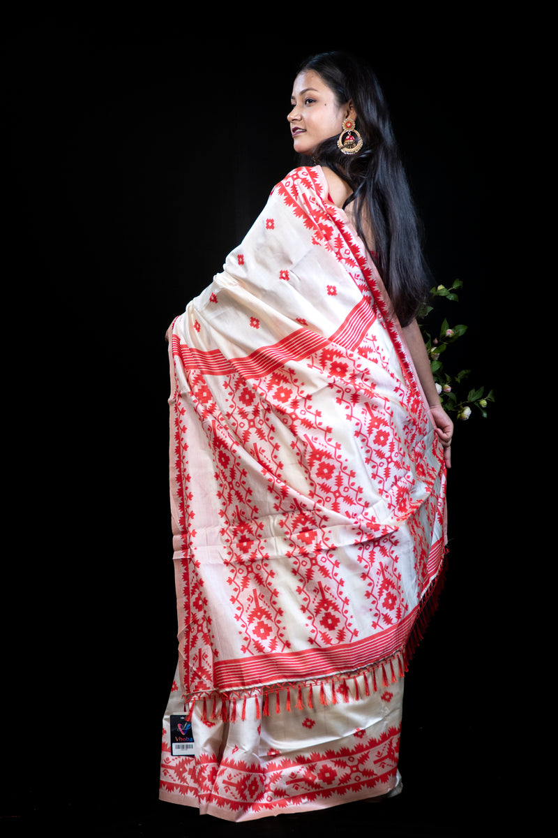 Tussar Silk Saree with Blouse Piece