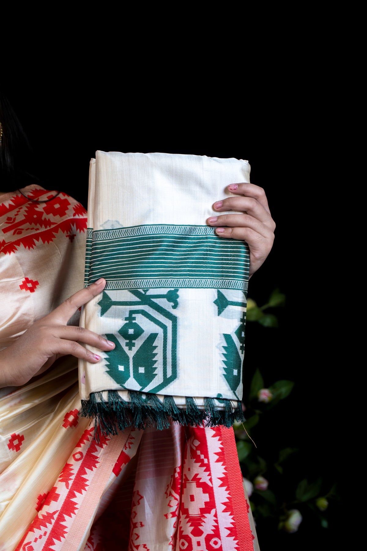 Tussar Silk Saree with Blouse Piece